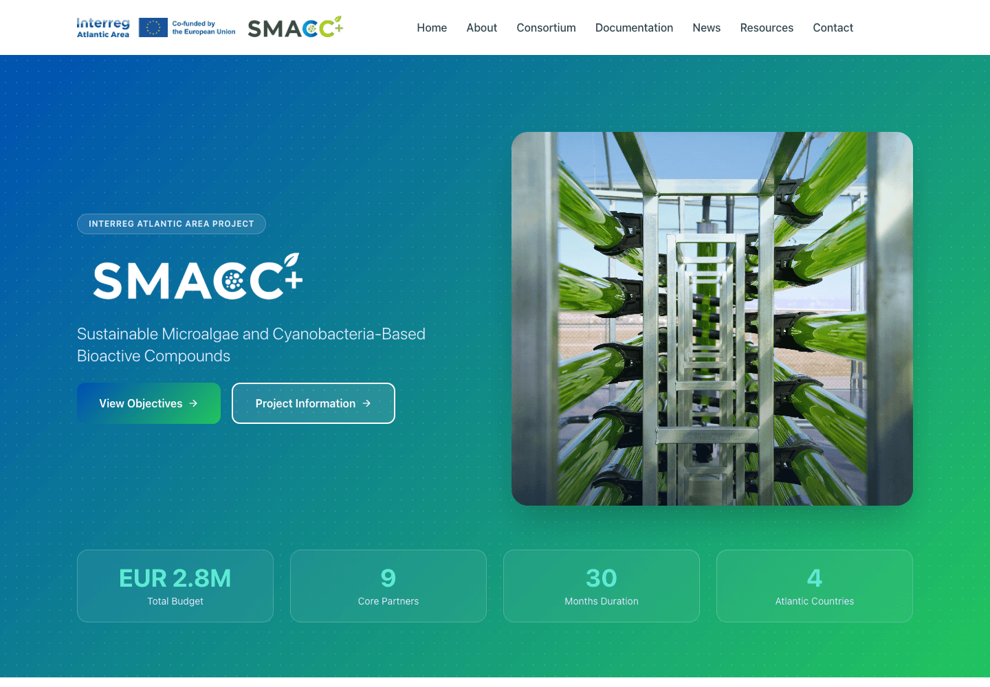 Captura de la web SMACC+